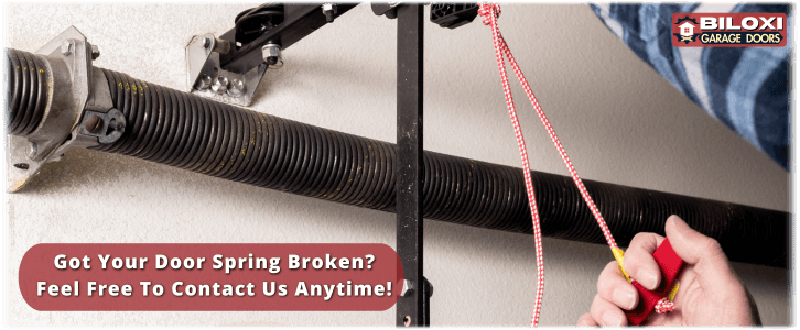 Broken Garage Door Spring Biloxi MS
